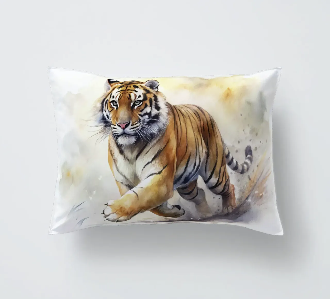 Tigre ad acquerello cuscino da 🎁 ARTVI-SHOP