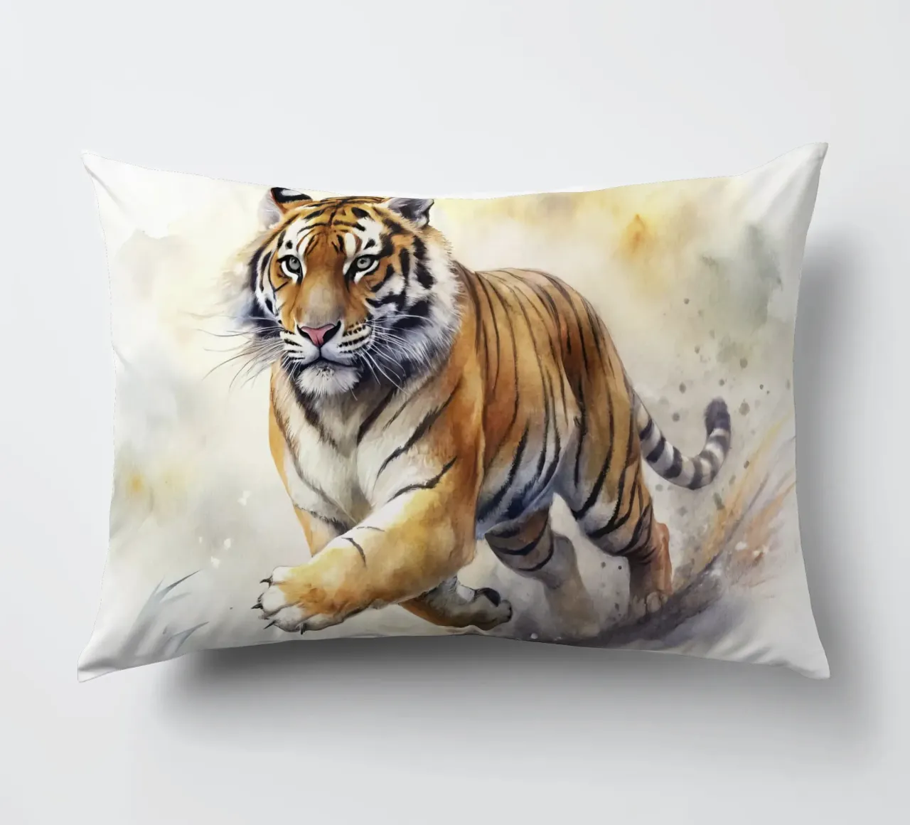 Tigre ad acquerello cuscino da 🎁 ARTVI-SHOP