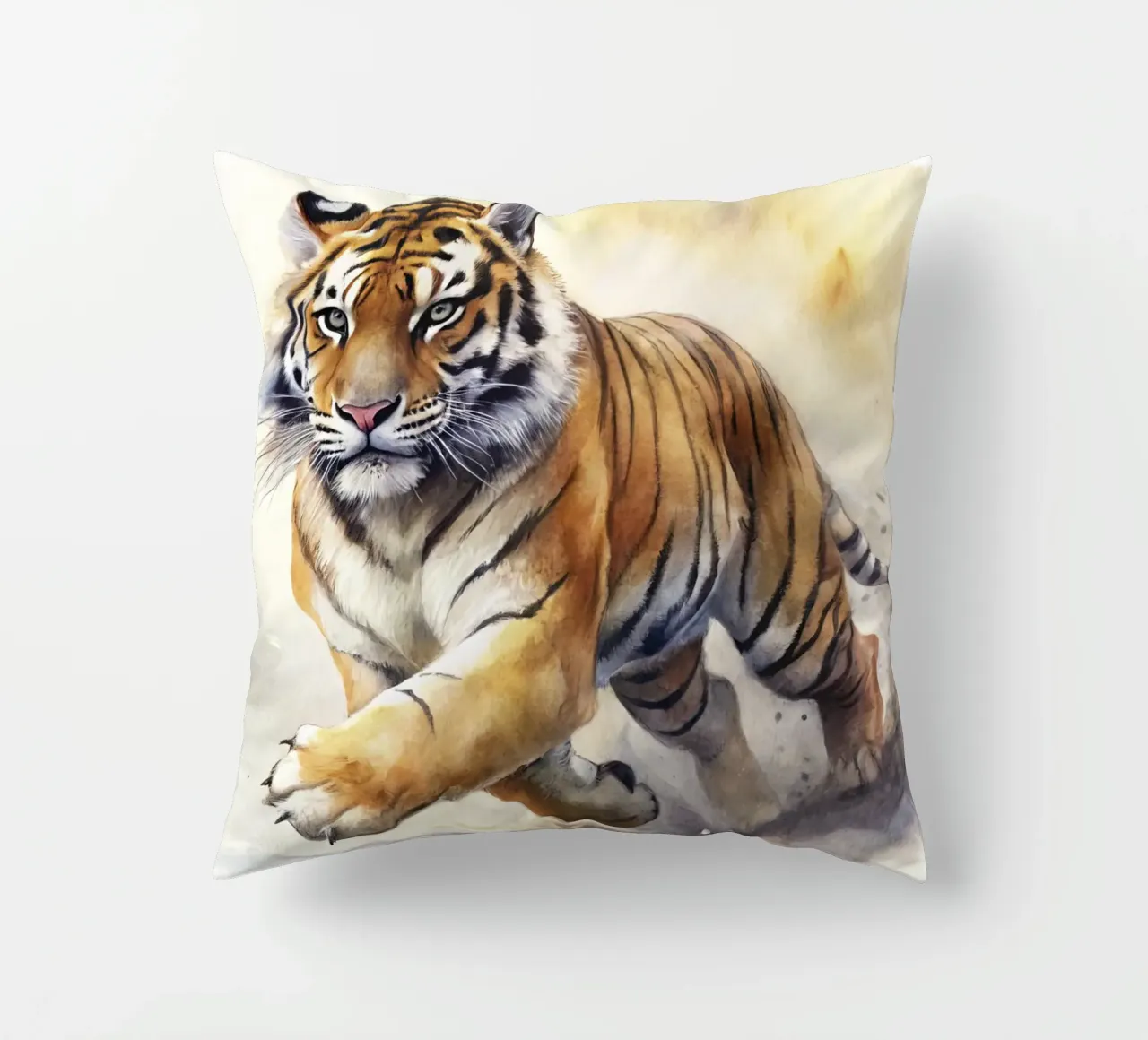 Tigre ad acquerello cuscino da 🎁 ARTVI-SHOP