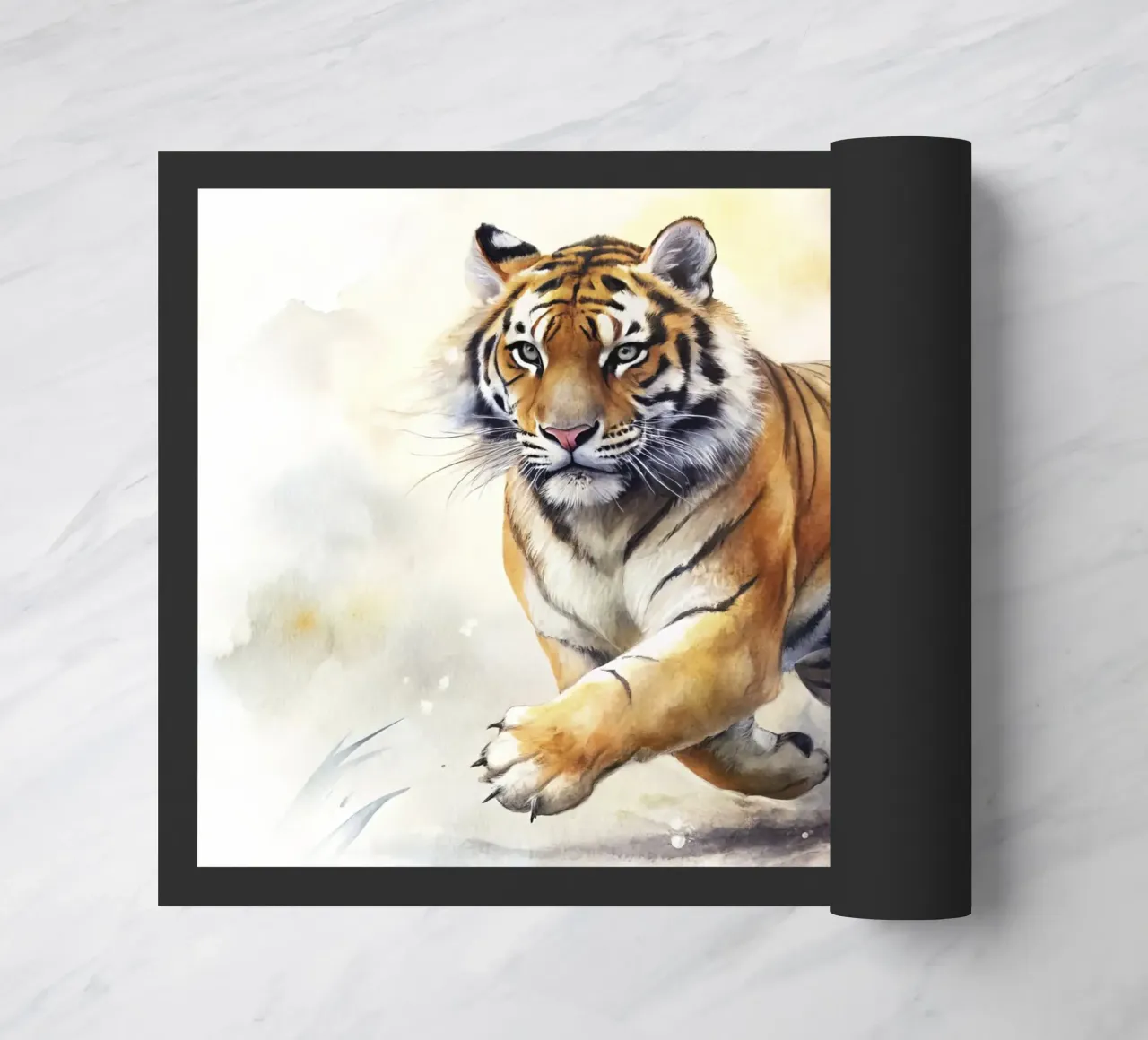 Tigre ad acquerello zerbino da ARTVI-SHOP