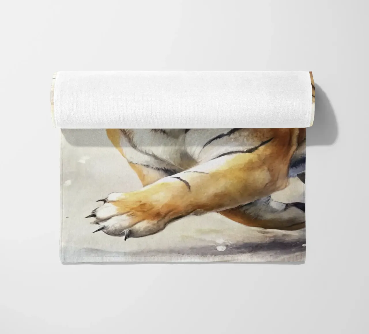 Tigre ad acquerello telo mare da 🎁 ARTVI-SHOP
