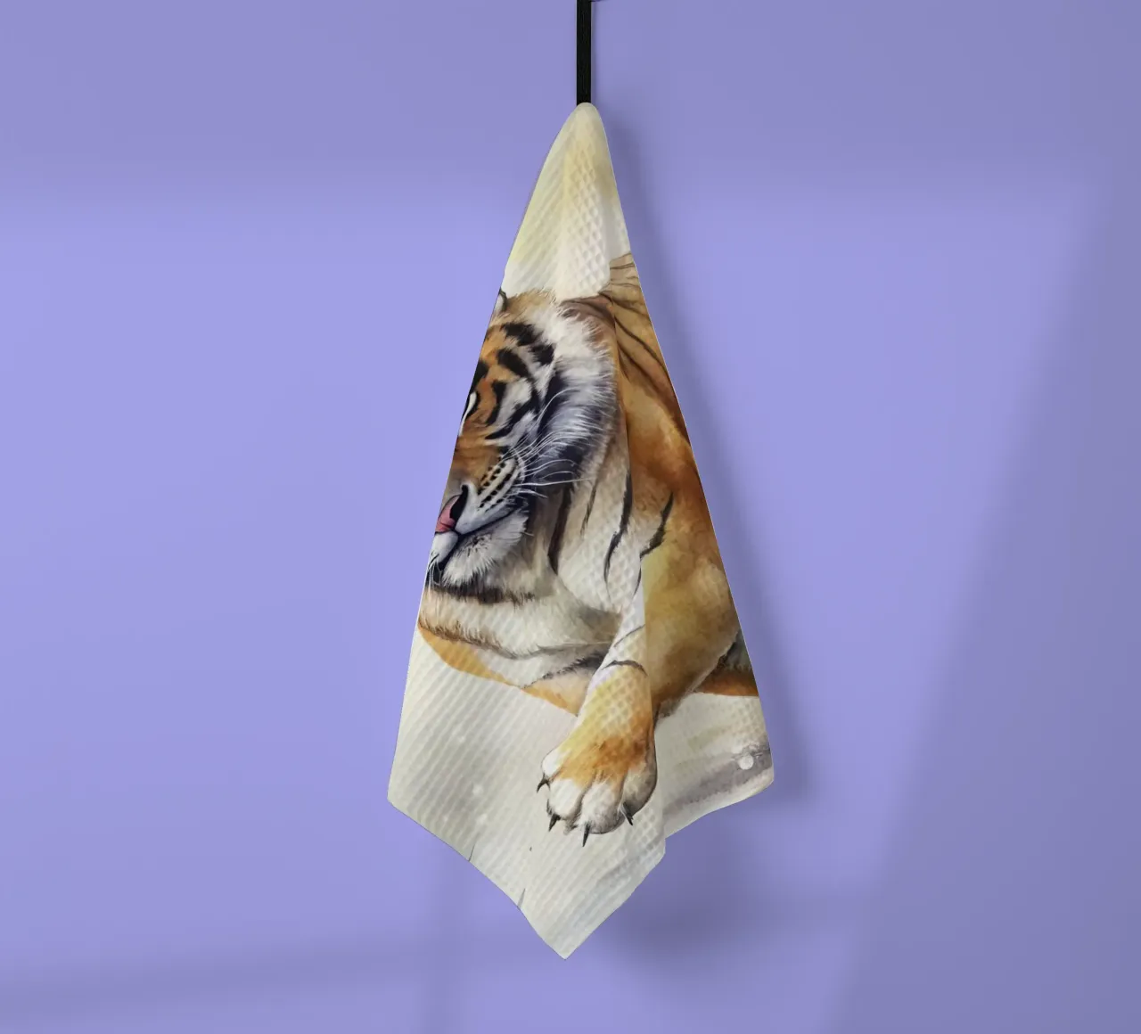 Tigre ad acquerello canovaccio da cucina da 🎁 ARTVI-SHOP