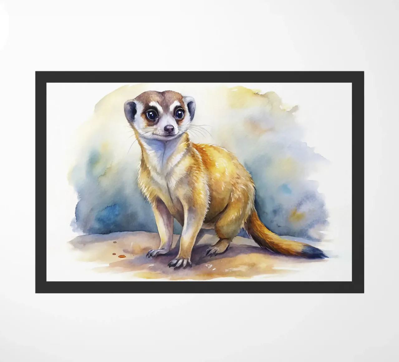 Meerkat in acquerello zerbino da ARTVI-SHOP