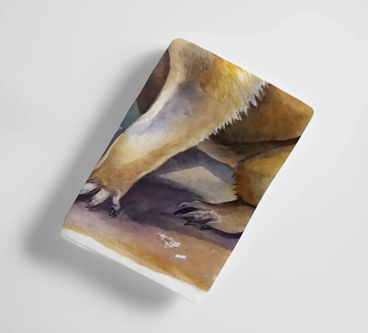 Meerkat in acquerello asciugamano da bagno da ARTVI-SHOP
