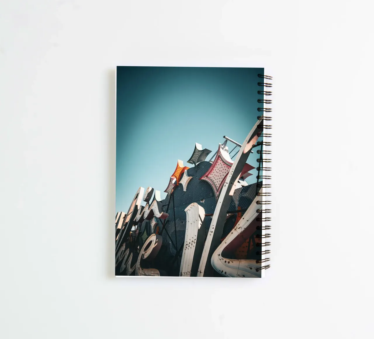 Old School Vegas spiral notebook by Flo Klein