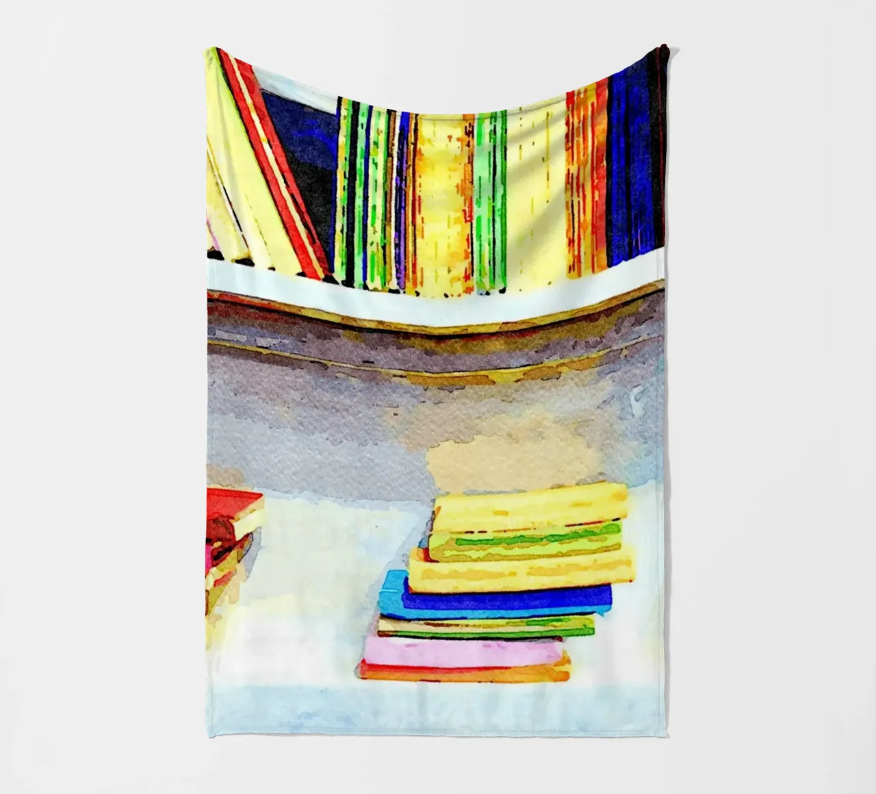 Libri in acquerello coperta in pile da Massimo Frascogna