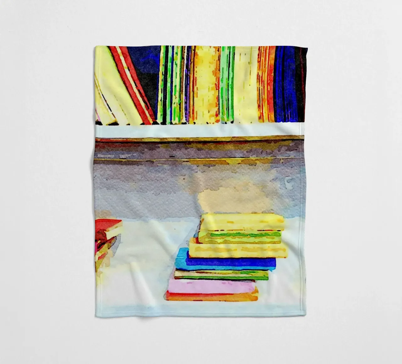Libri in acquerello coperta in pile da Massimo Frascogna