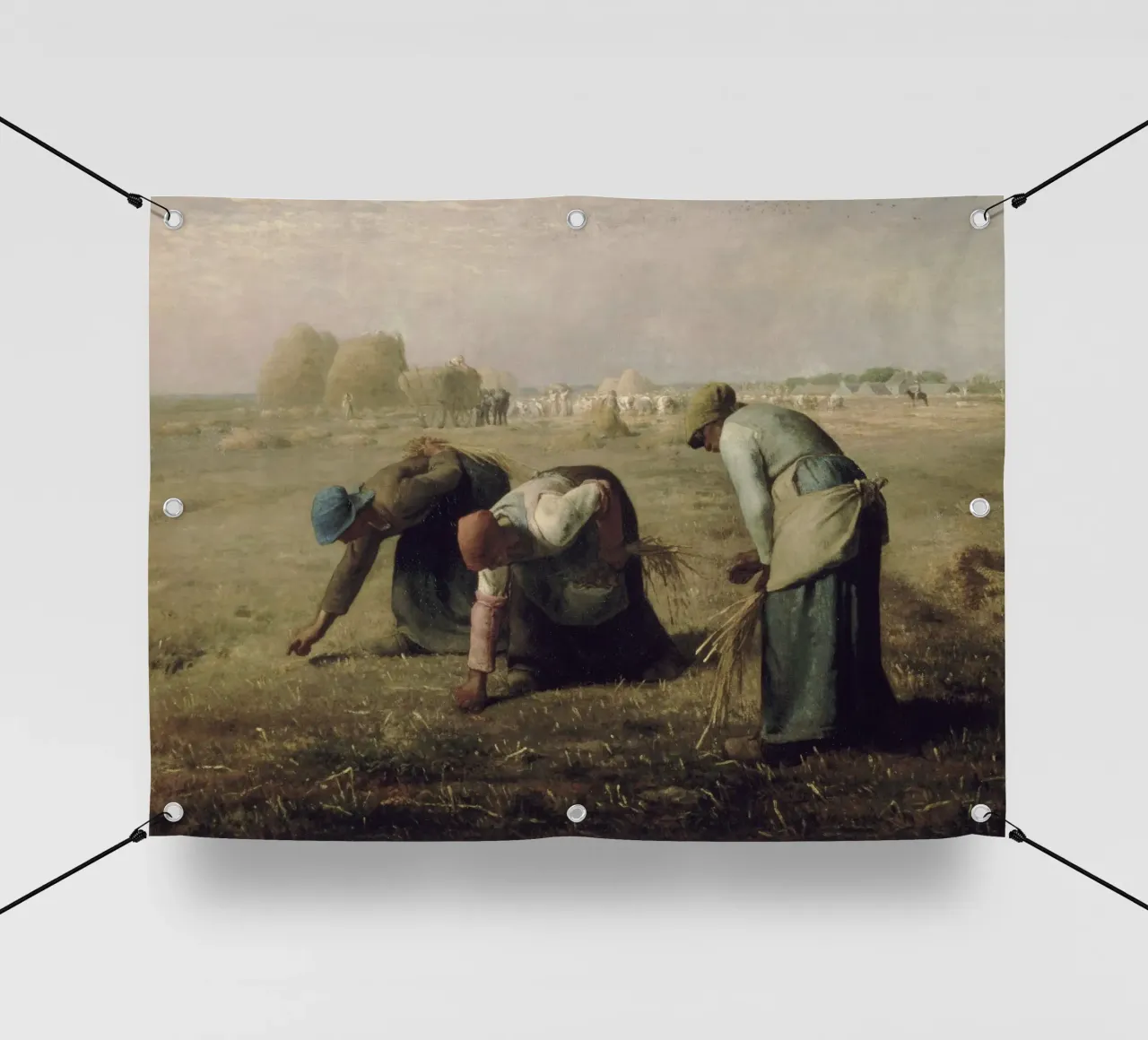 Jean-François Millet - The Gleaners PVC Plane von Timeless Artworks