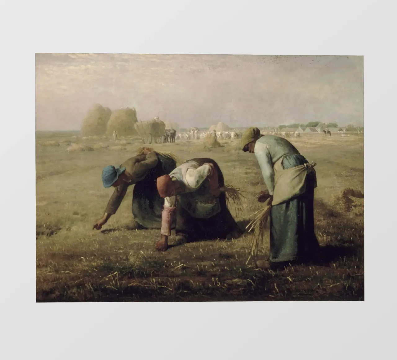 Jean-François Millet - The Gleaners PVC Plane von Timeless Artworks