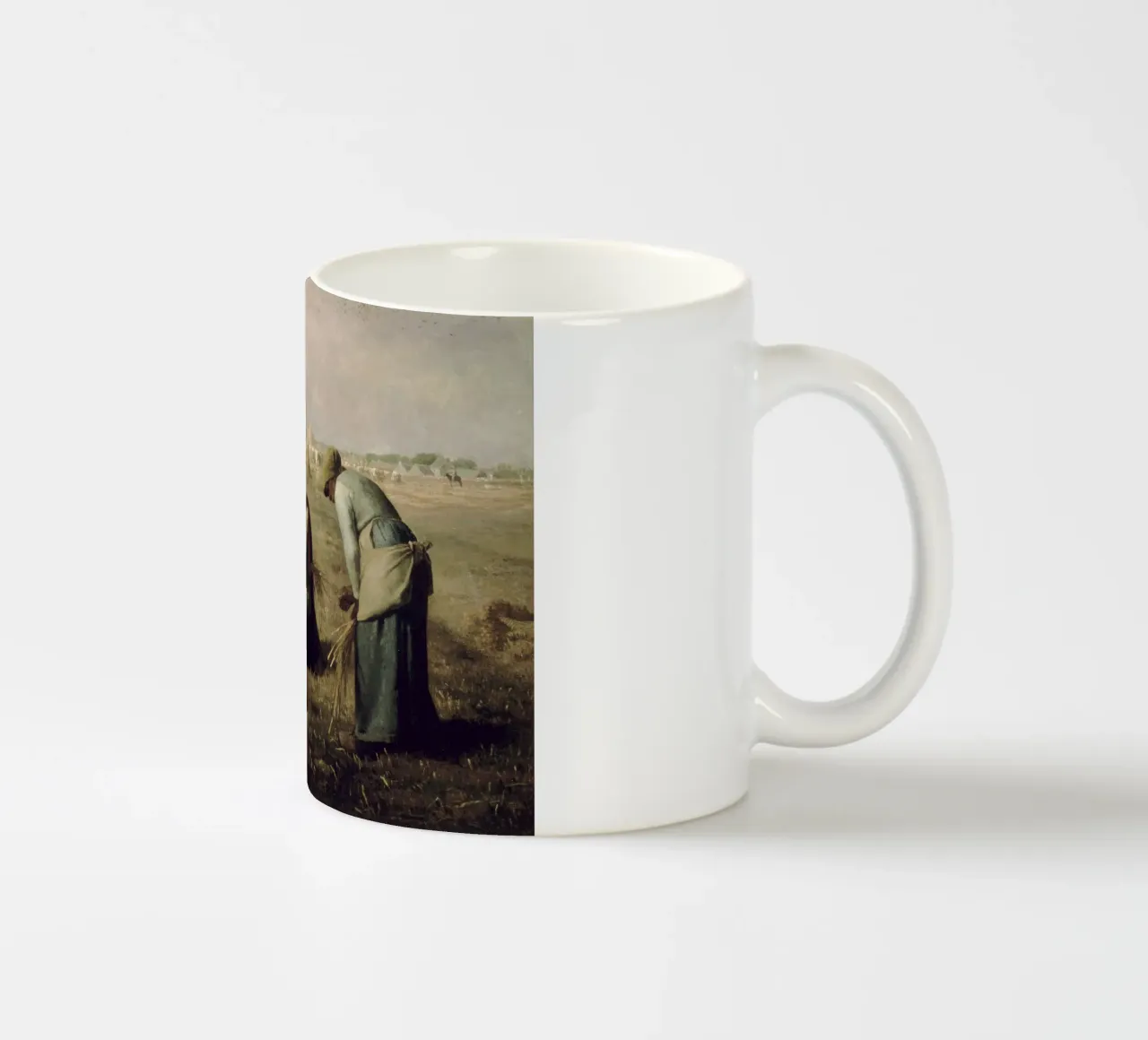 Jean-François Millet - The Gleaners Keramik Tasse von Timeless Artworks