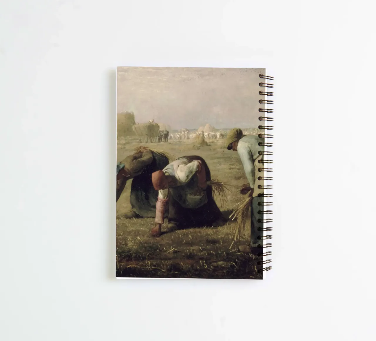 Jean-François Millet - The Gleaners spiral notebook by Timeless Artworks