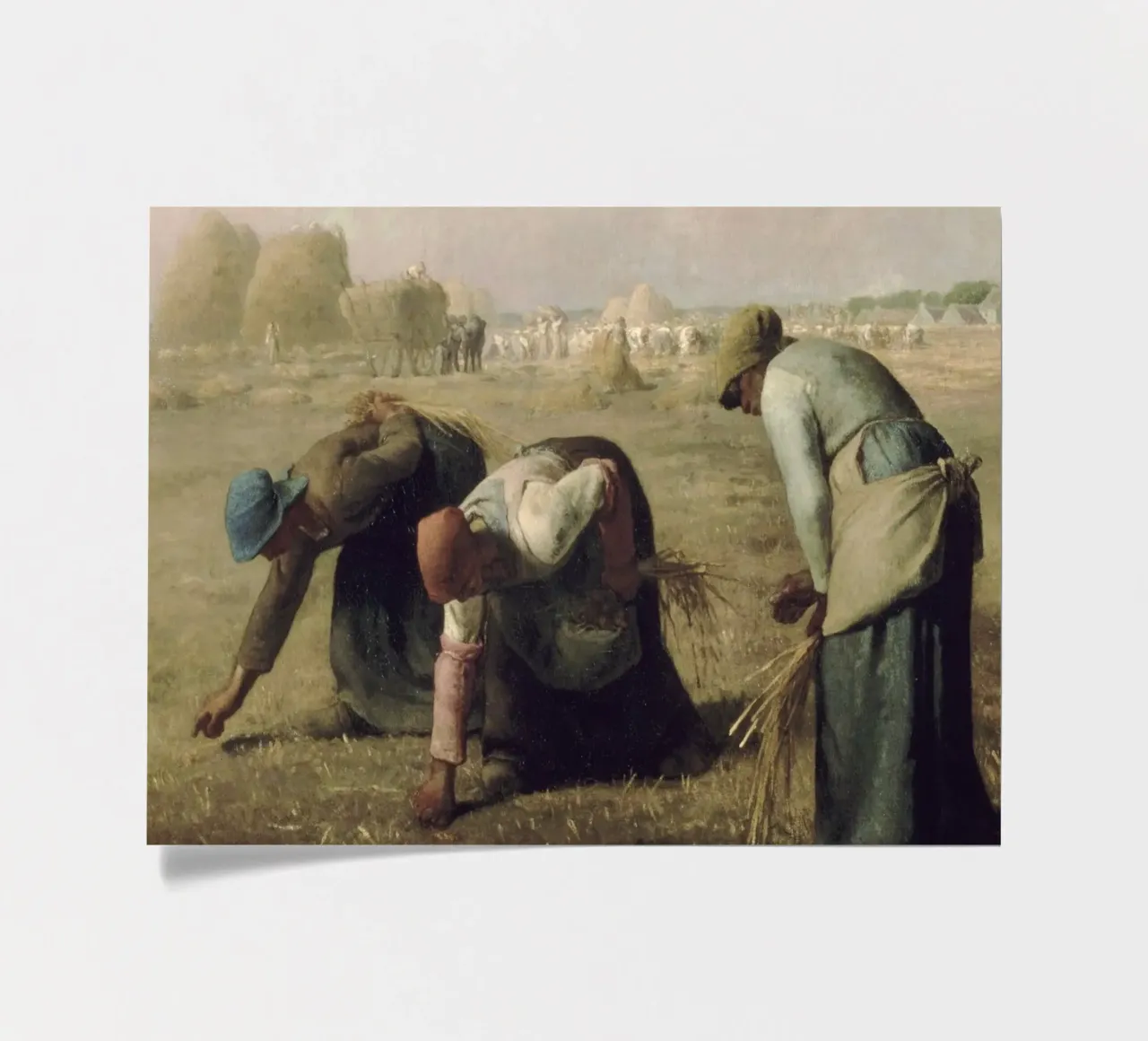 Jean-François Millet - The Gleaners Stickerbogen von Timeless Artworks