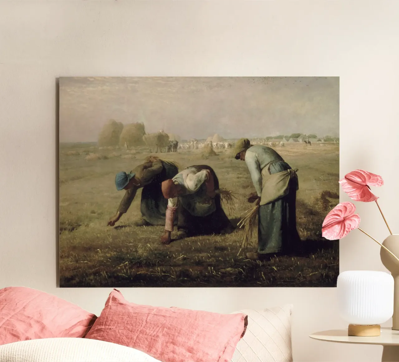 Jean-François Millet - The Gleaners Alu-Dibond von Timeless Artworks