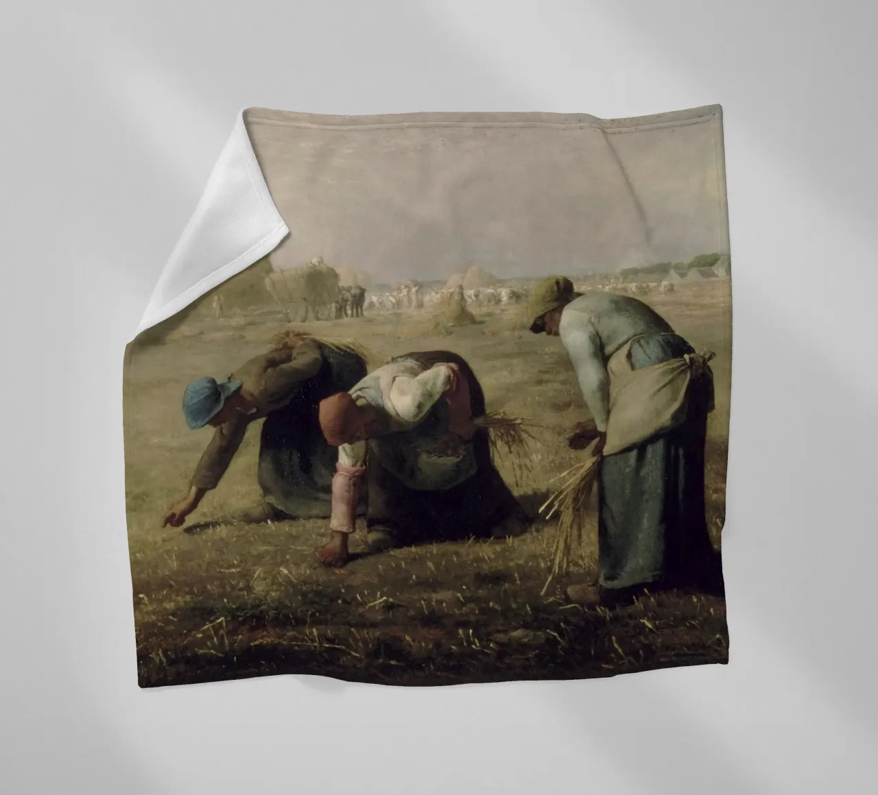 Jean-François Millet - The Gleaners Fleecedecke von Timeless Artworks