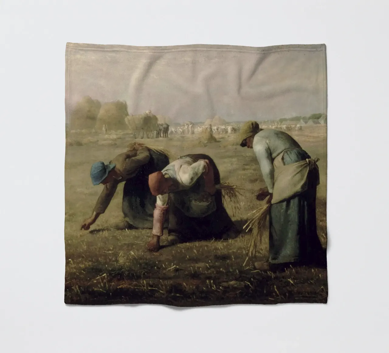Jean-François Millet - The Gleaners Fleecedecke von Timeless Artworks