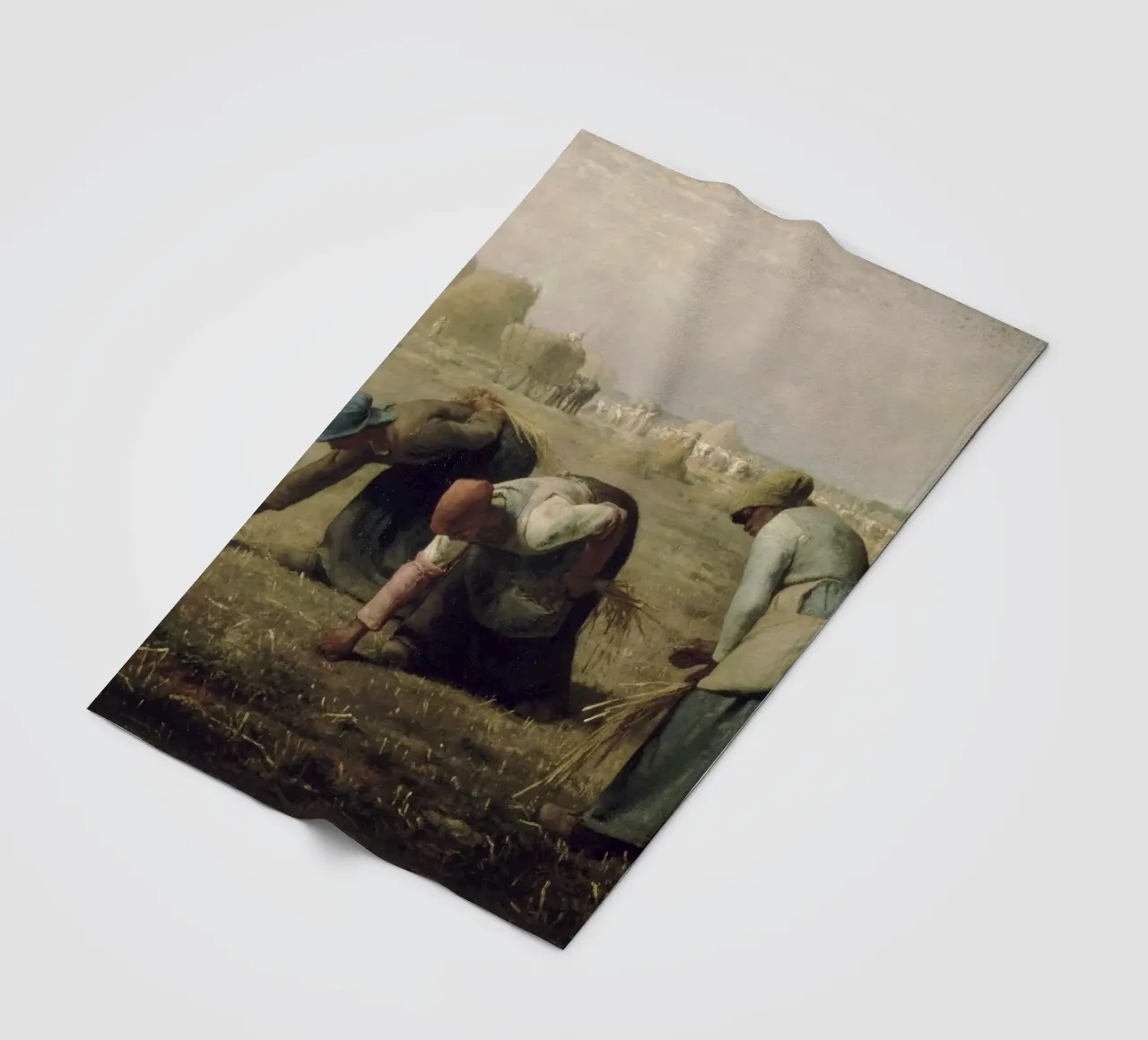 Jean-François Millet - The Gleaners Fleecedecke von Timeless Artworks