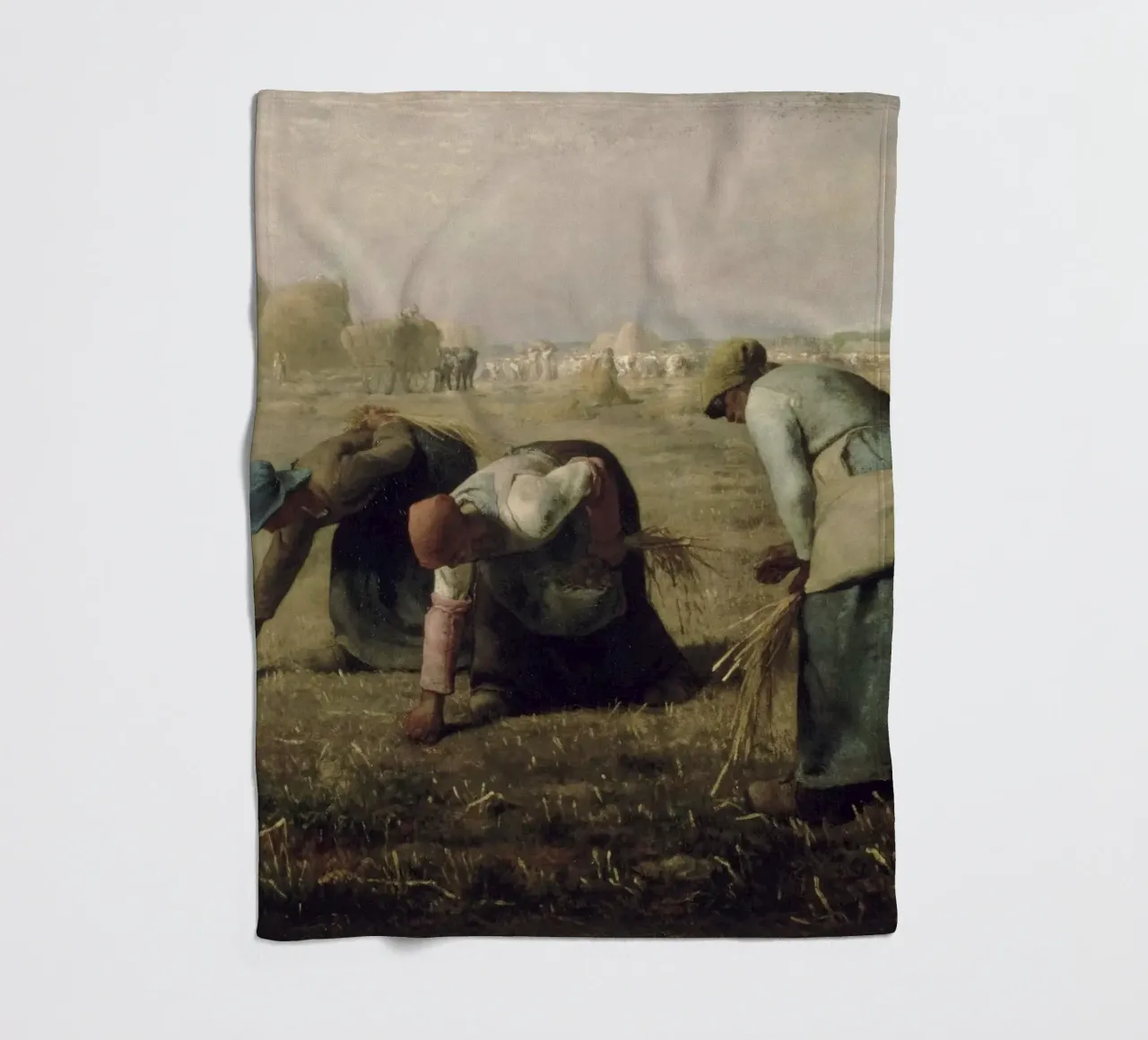 Jean-François Millet - The Gleaners Fleecedecke von Timeless Artworks