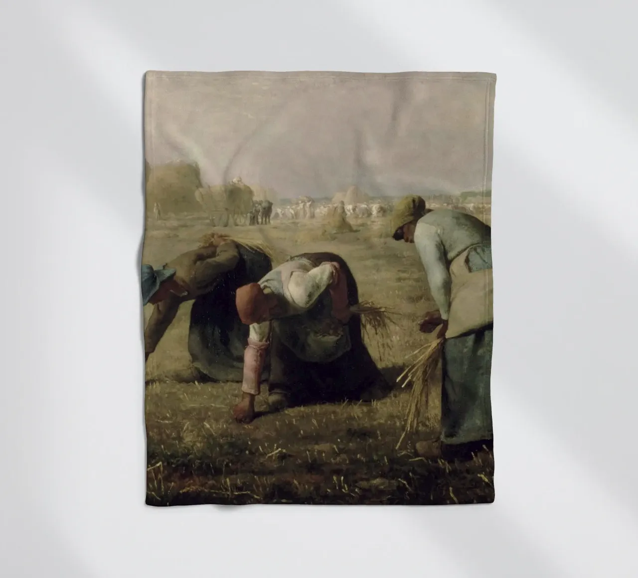 Jean-François Millet - The Gleaners Fleecedecke von Timeless Artworks