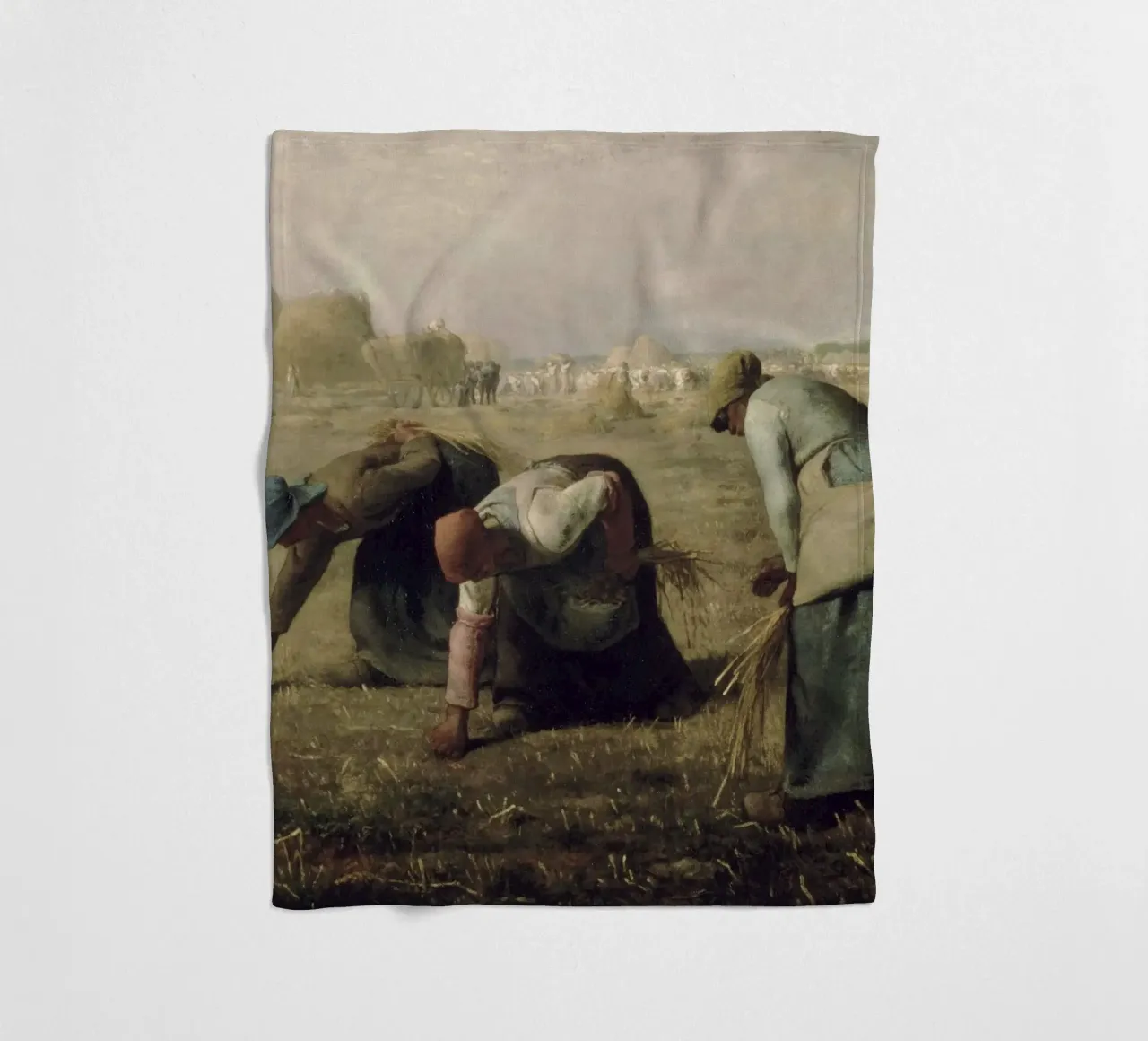 Jean-François Millet - The Gleaners Fleecedecke von Timeless Artworks
