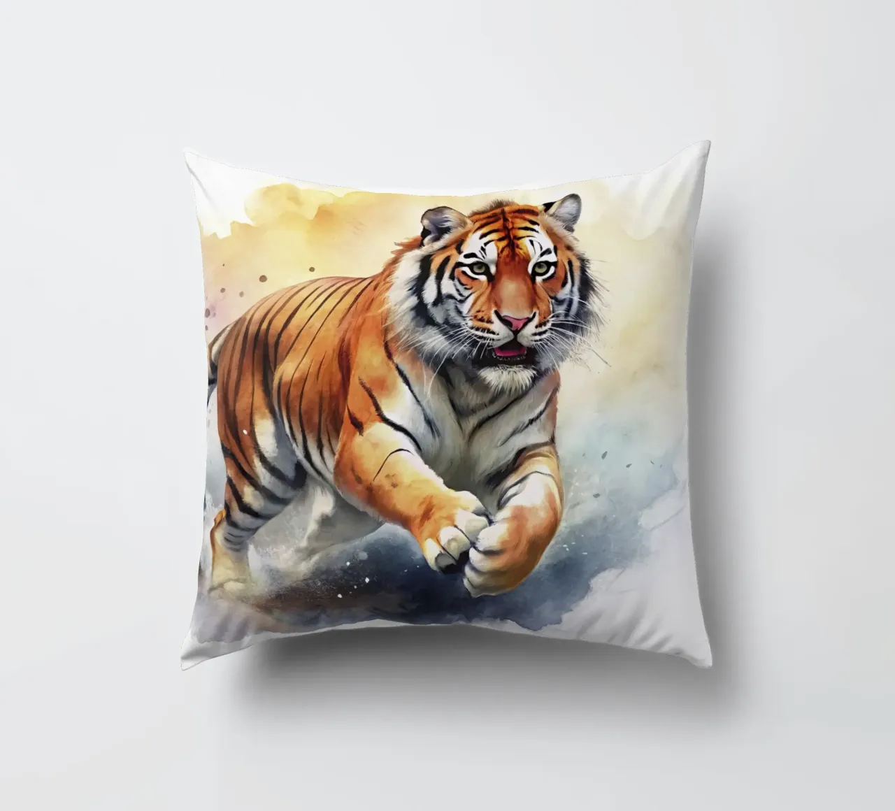 tigre in acquerello cuscino da 🎁 ARTVI-SHOP