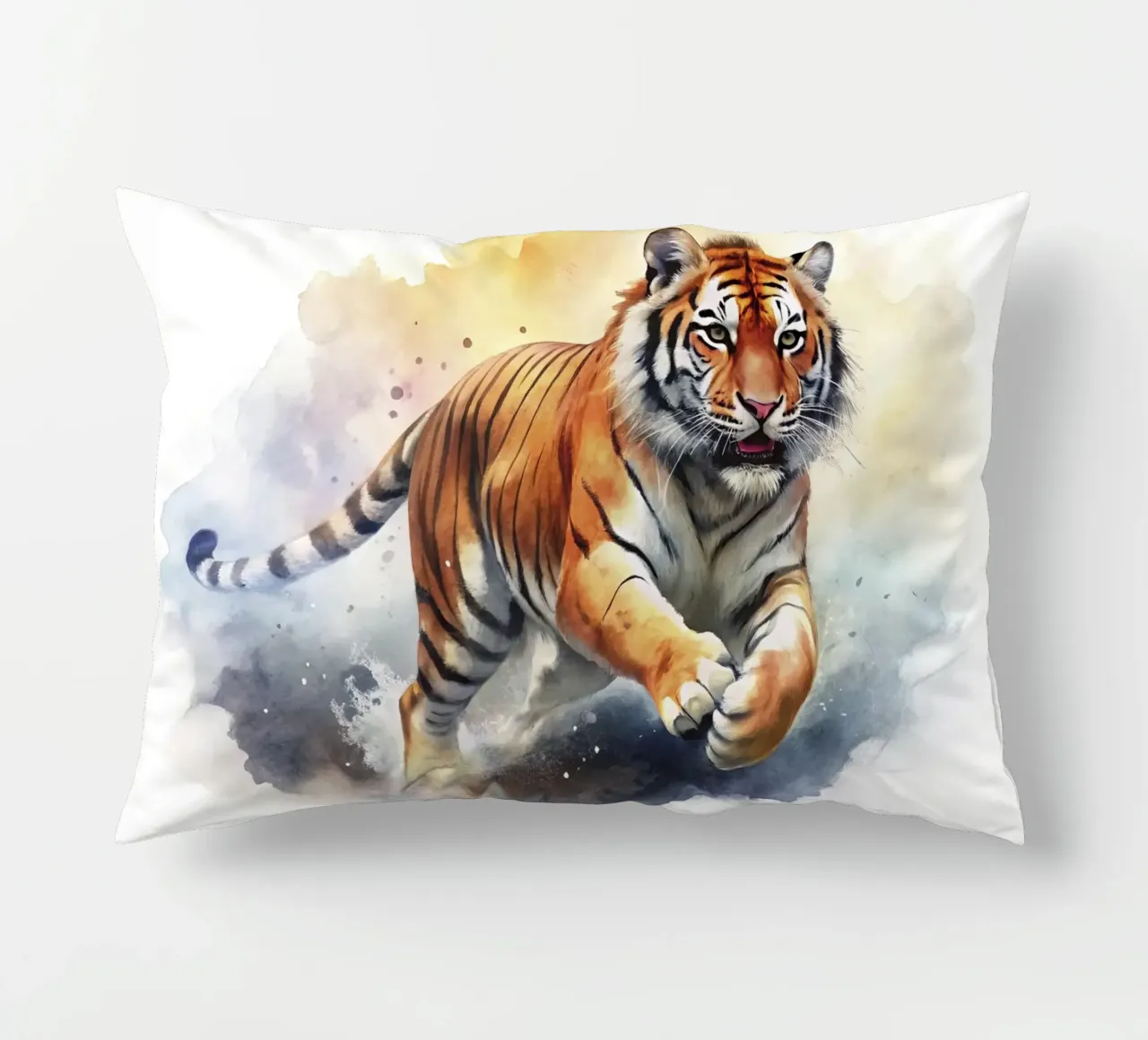 tigre in acquerello cuscino da 🎁 ARTVI-SHOP