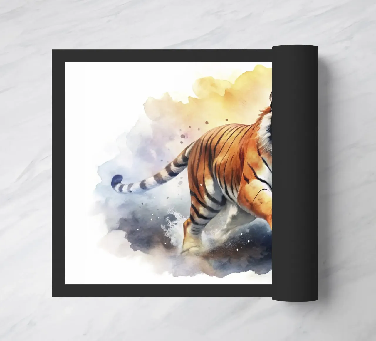 tigre in acquerello zerbino da ARTVI-SHOP