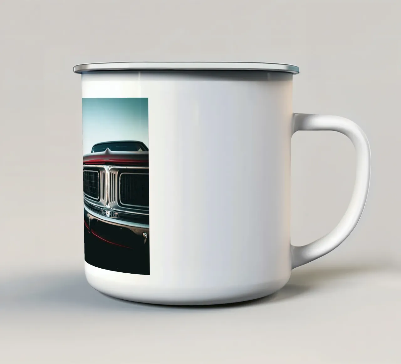 Dodge tazza in smalto da Flo Klein