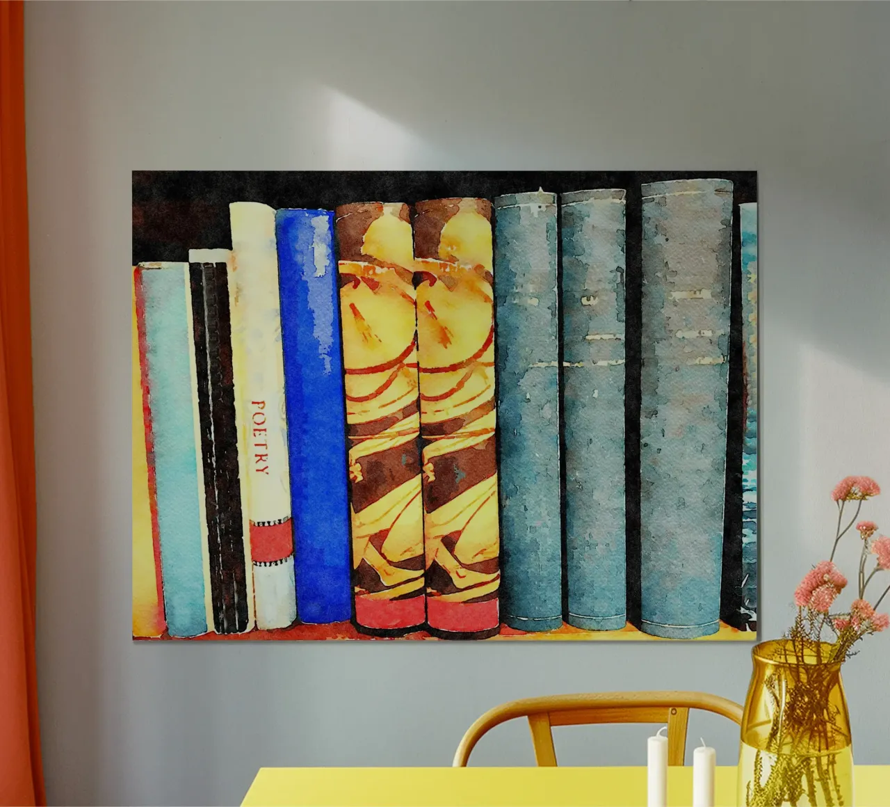 Poesia poster con telaio in plastica da Massimo Frascogna