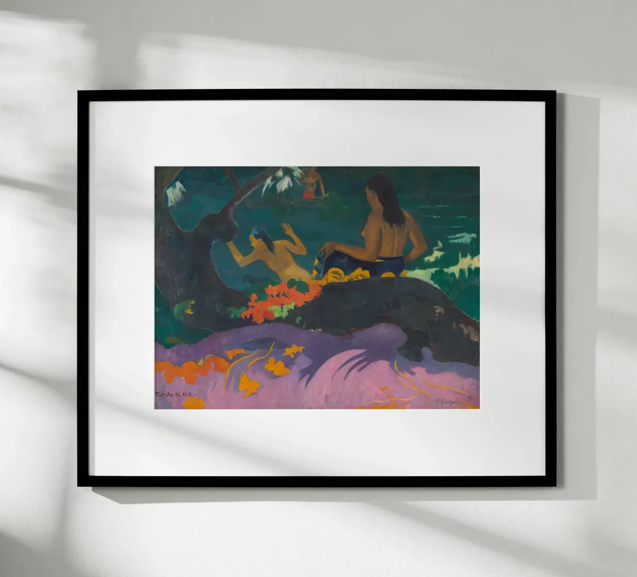 Paul Gauguin - Fatata te miti (das Meer) Poster von Timeless Artworks