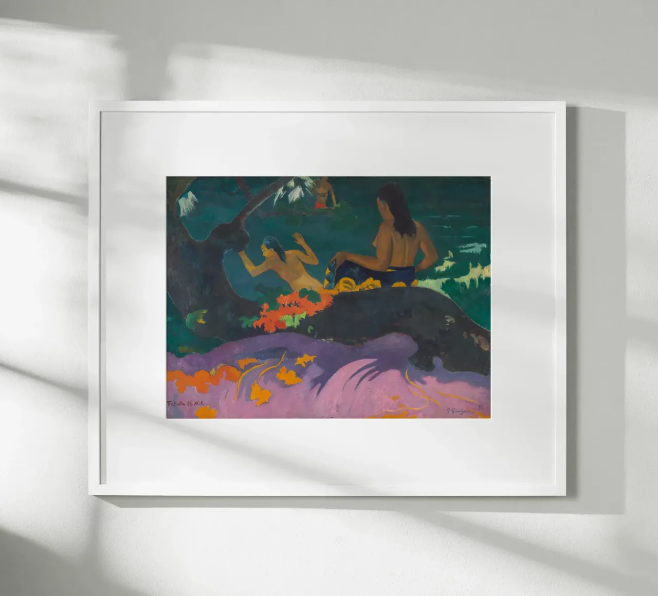 Paul Gauguin - Fatata te miti (das Meer) Poster von Timeless Artworks