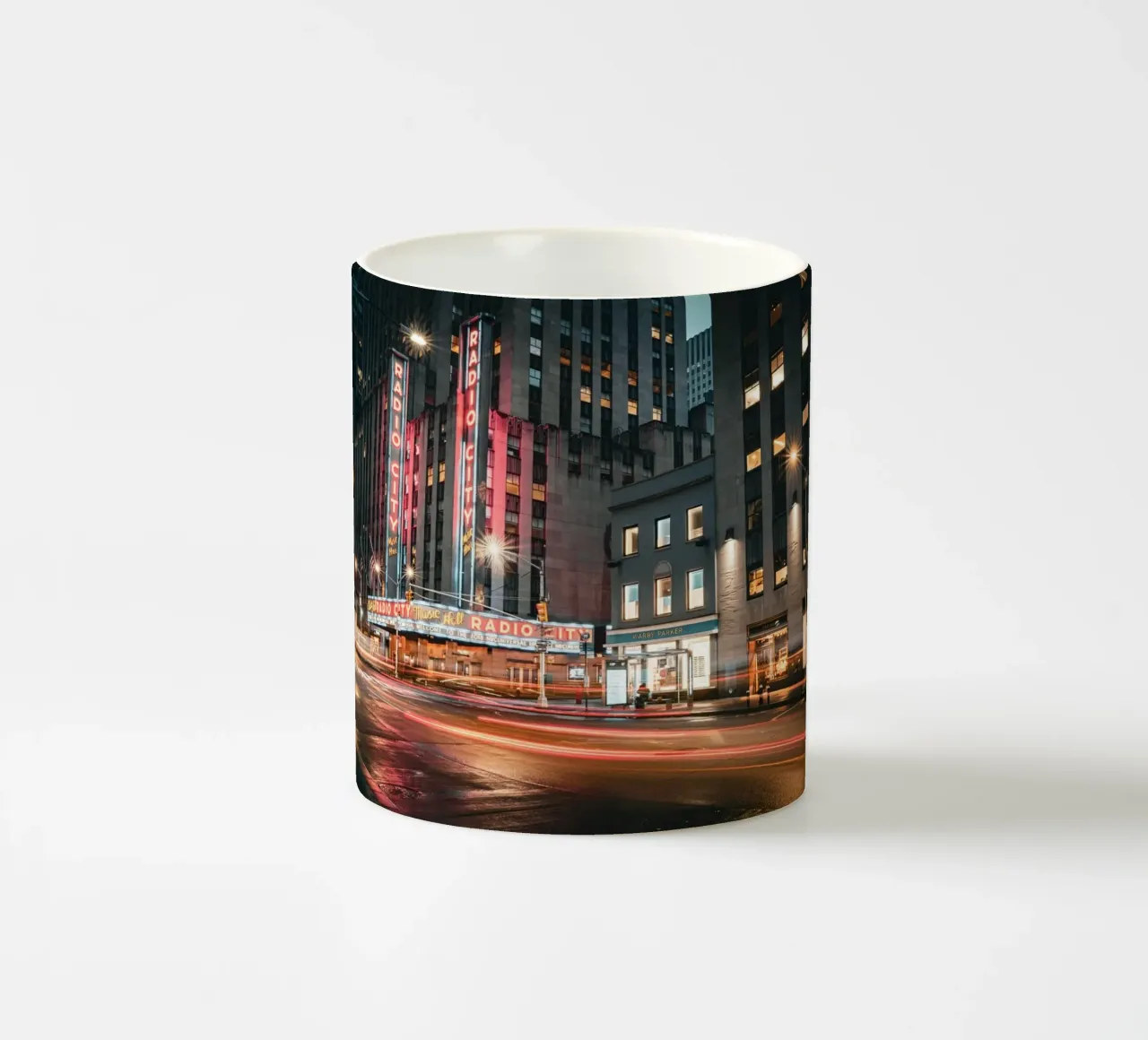 New York Streets tazza in ceramica da Flo Klein