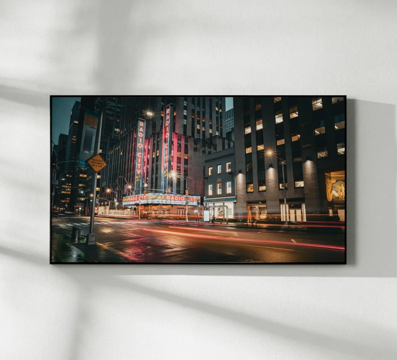 New York Streets plexiglass da Flo Klein