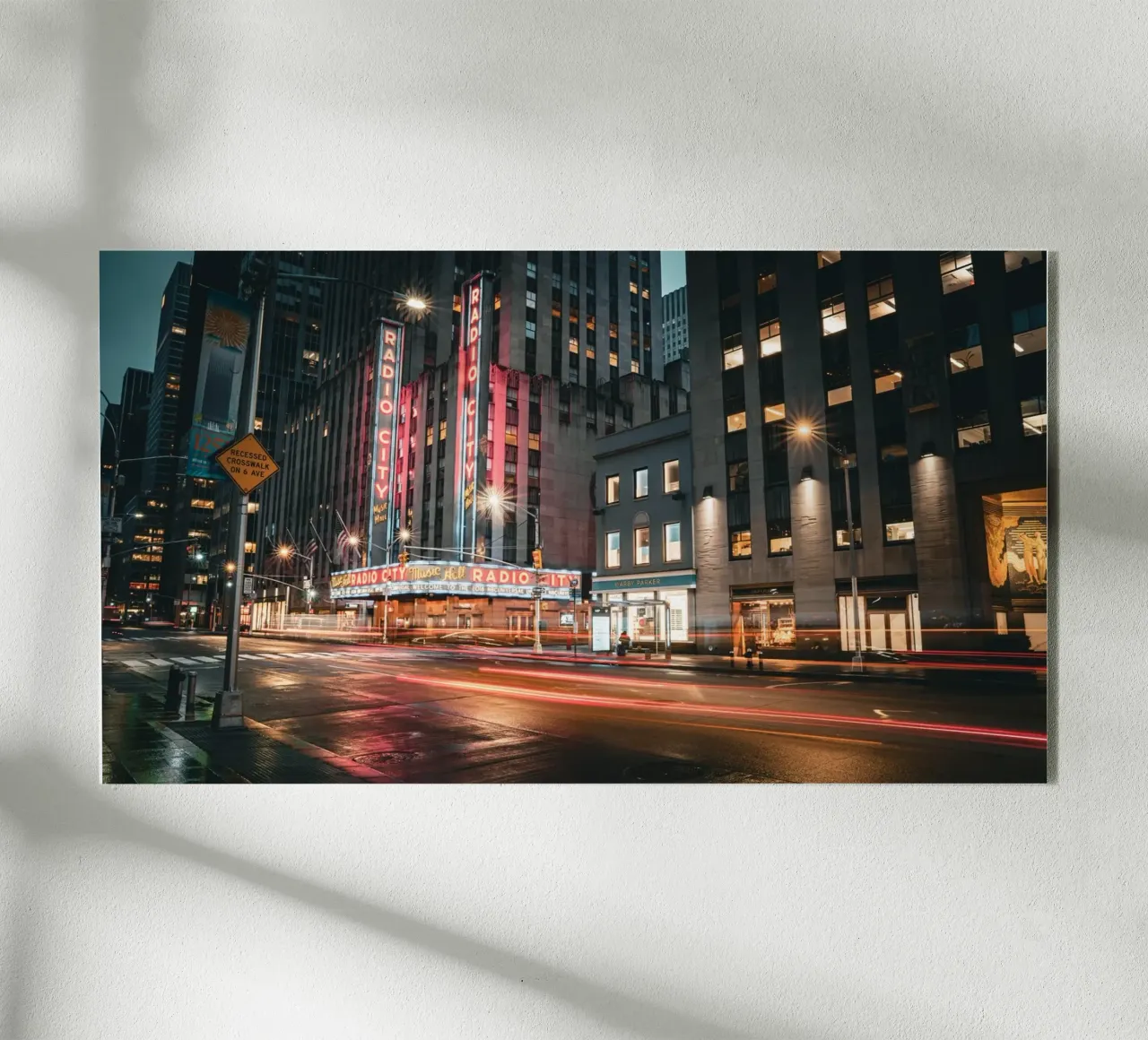 New York Streets plexiglass da Flo Klein