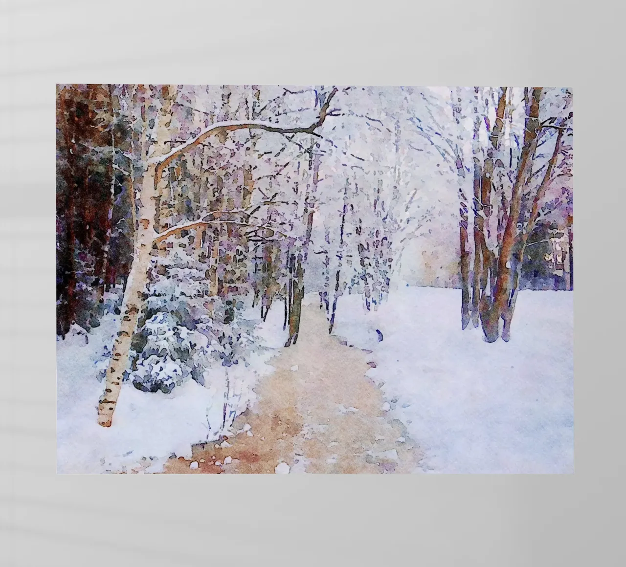 Inverno pellicola backlit da Massimo Frascogna