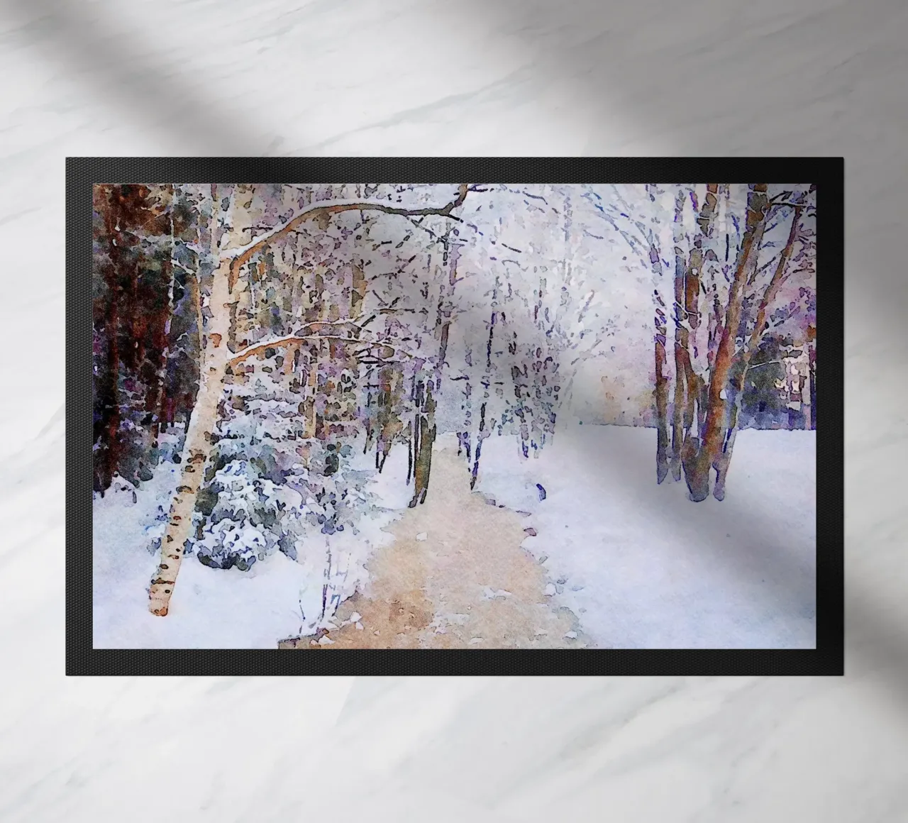 Winter deurmat van Massimo Frascogna