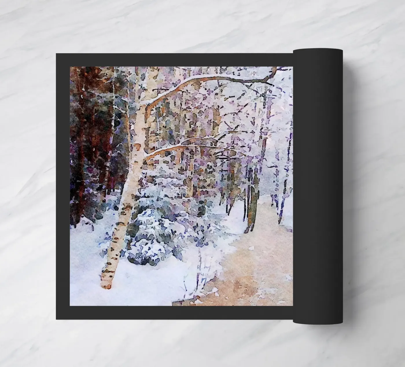 Hiver paillasson de Massimo Frascogna