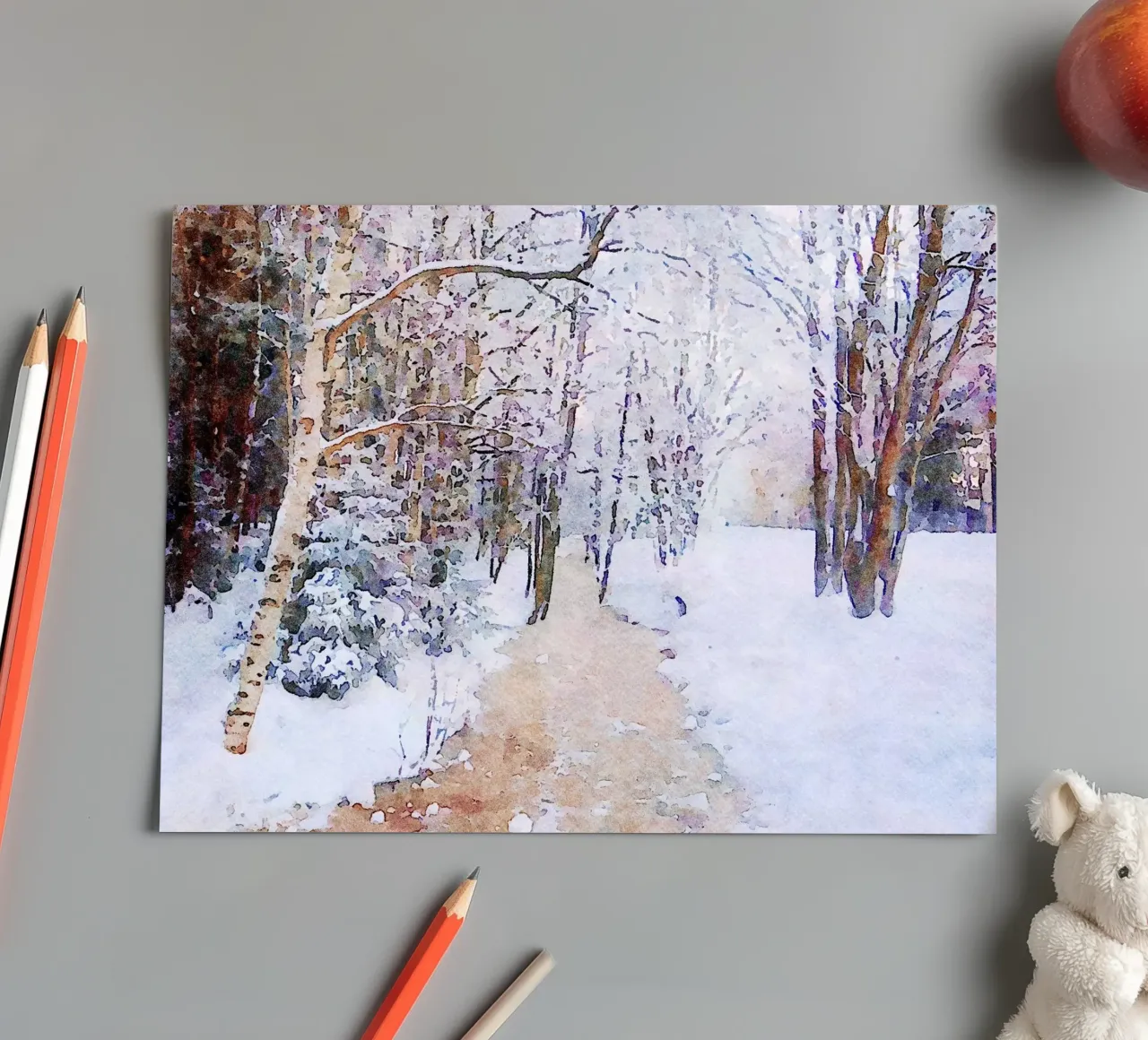 Winter sticker sheet by Massimo Frascogna