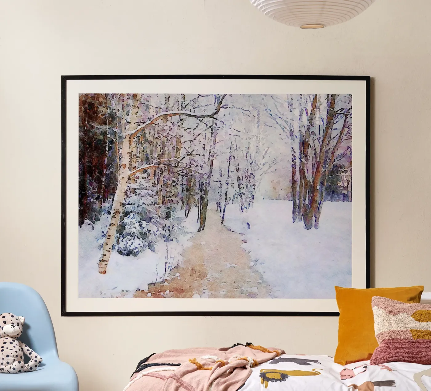 Winter Poster von Massimo Frascogna