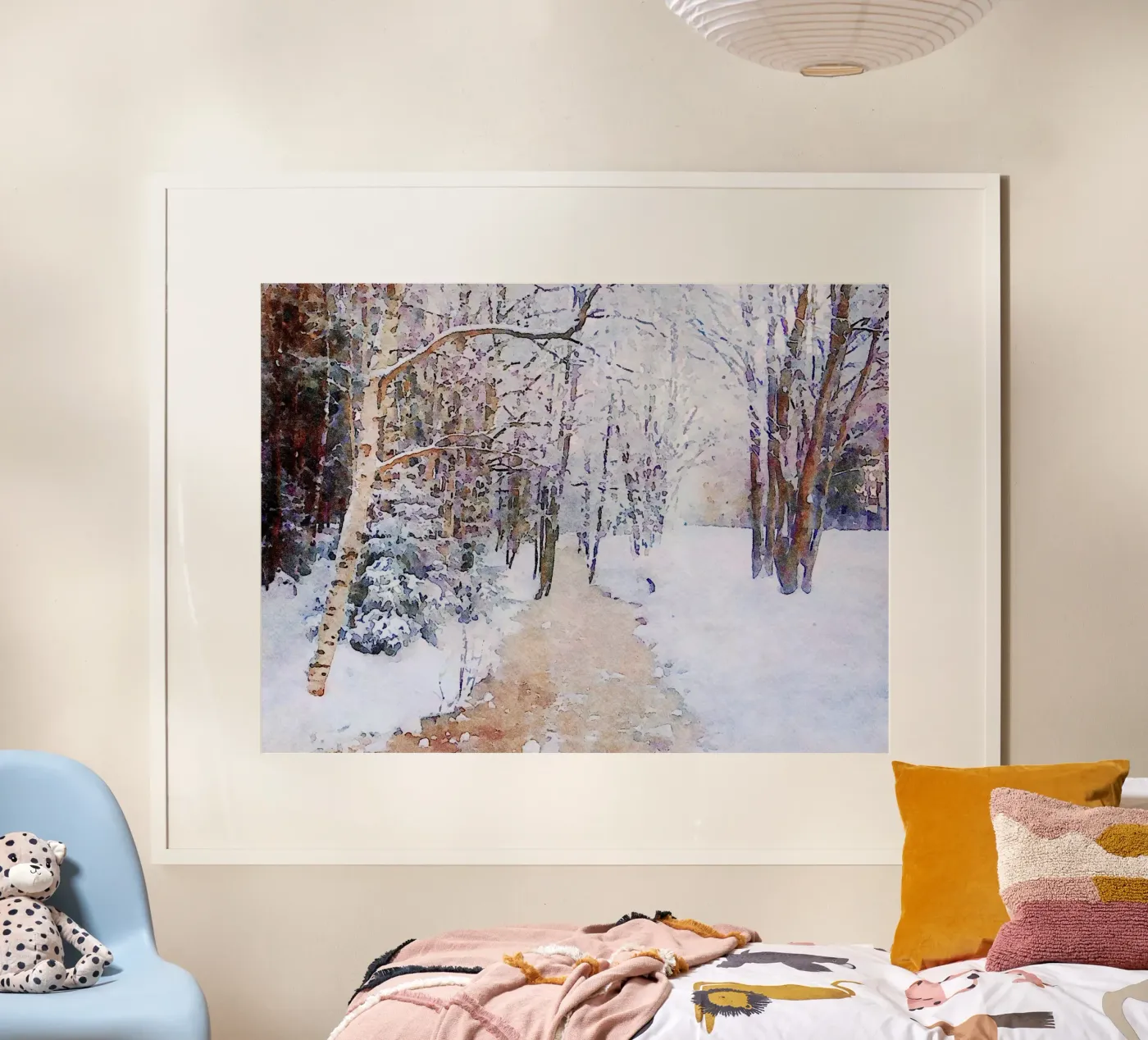 Winter Poster von Massimo Frascogna