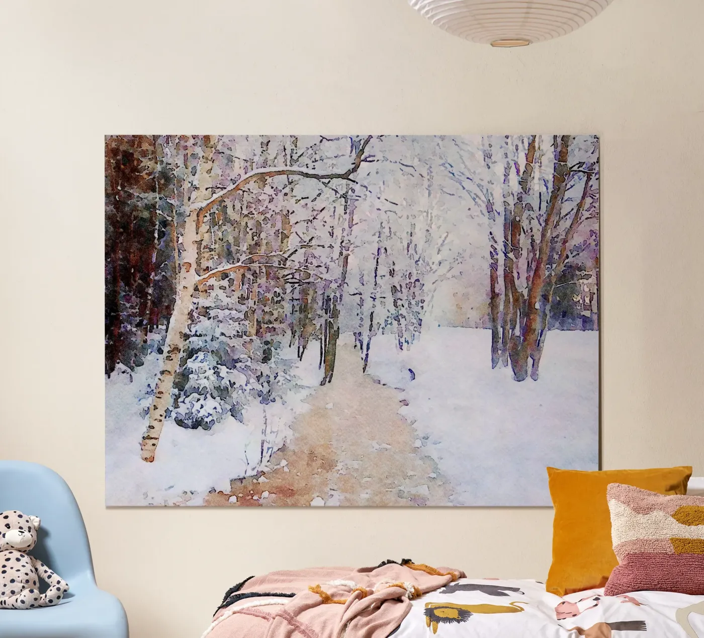 Winter Poster von Massimo Frascogna