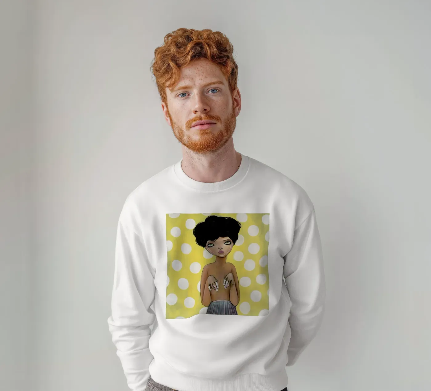 Dots sweatshirt van Lesja Chernish