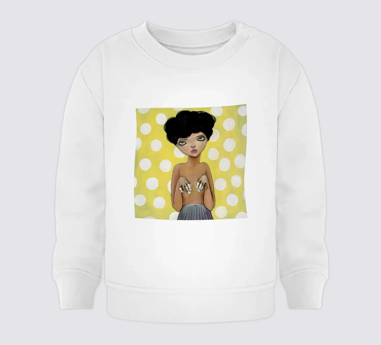 Dots felpa neonato da Lesja Chernish