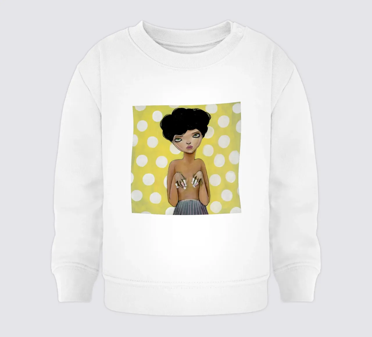 Dots felpa neonato da Lesja Chernish