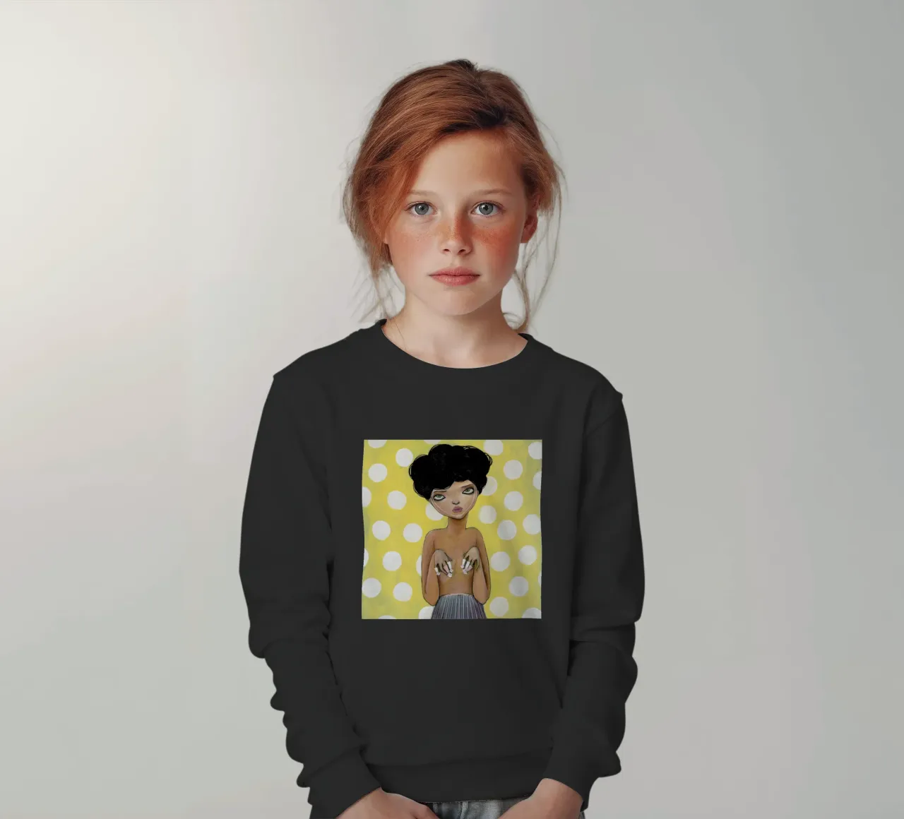 Dots felpa bambino da Lesja Chernish