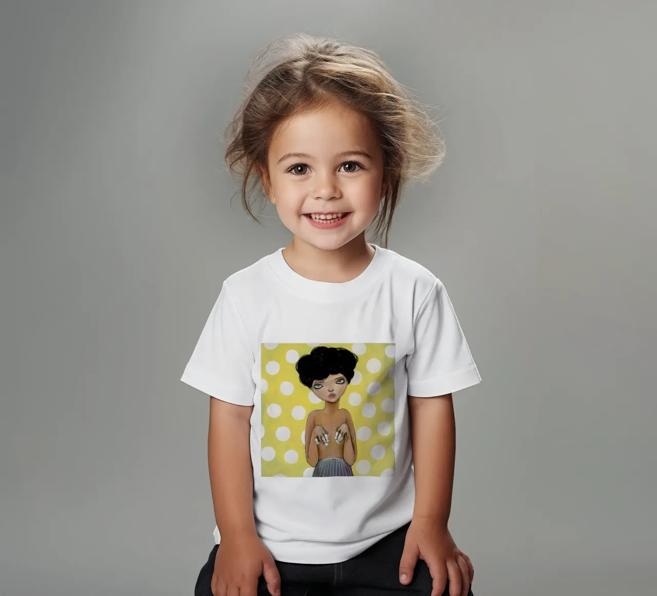 Dots Kinder T-Shirt von Lesja Chernish