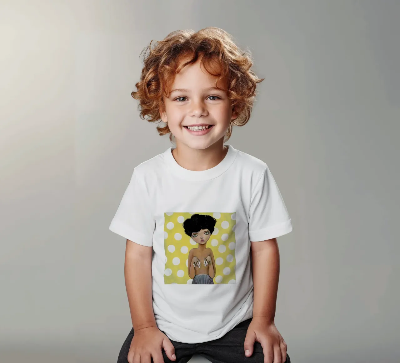 Dots Kinder T-Shirt von Lesja Chernish