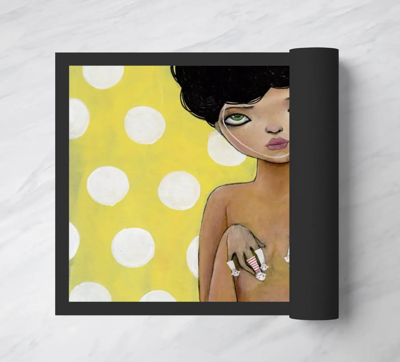 Dots Fußmatte von Lesja Chernish