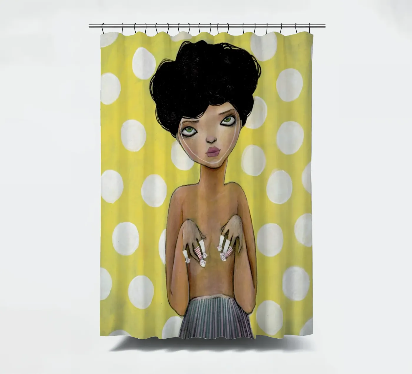 Dots Duschvorhang von Lesja Chernish