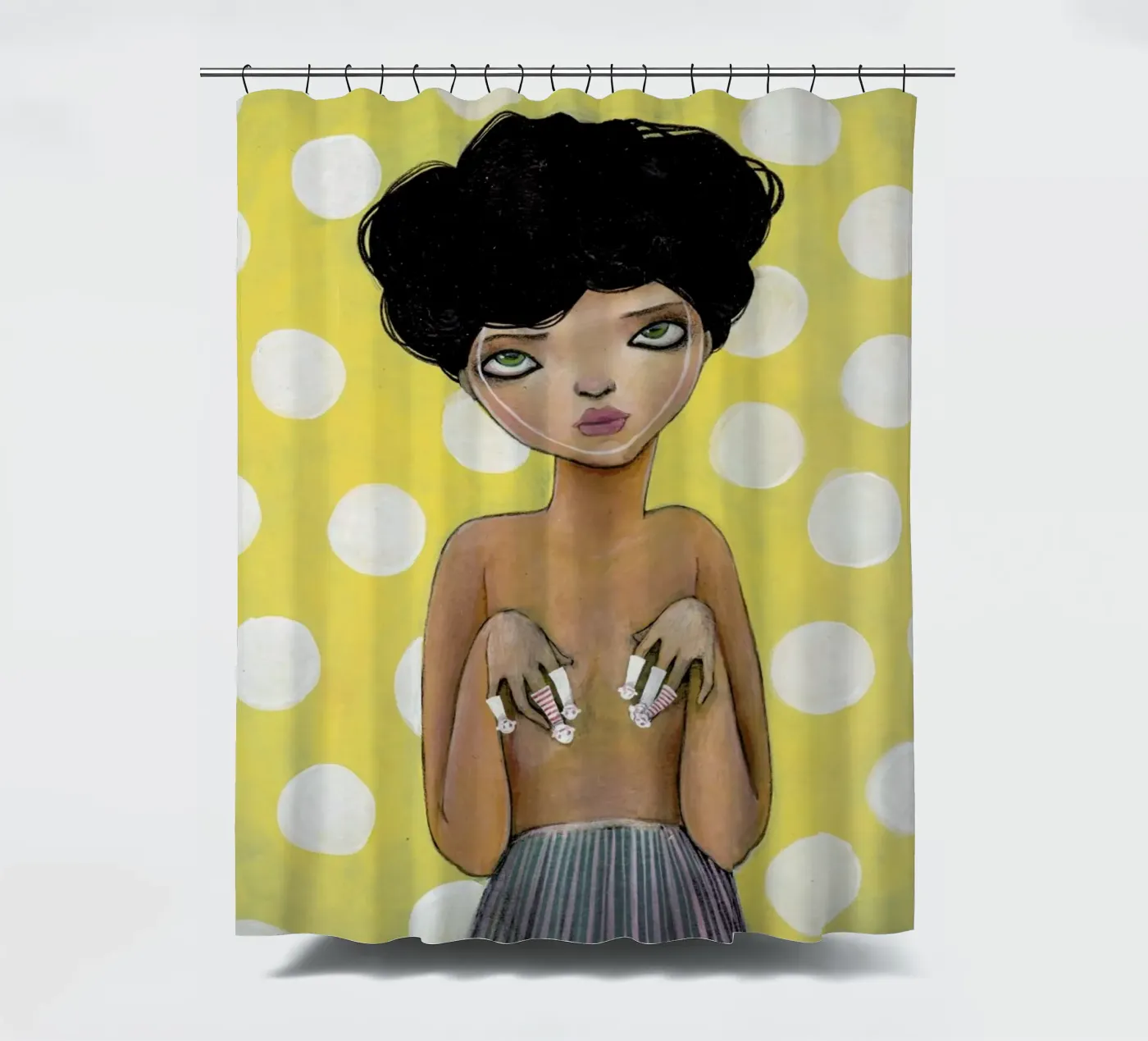 Dots Duschvorhang von Lesja Chernish