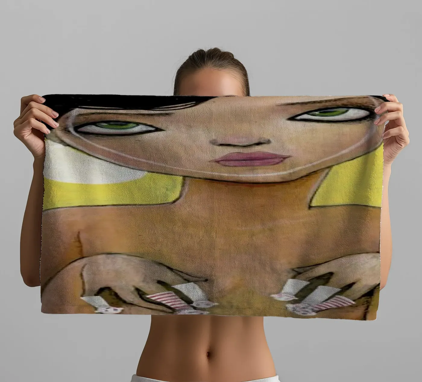 Dots towel by Lesja Chernish